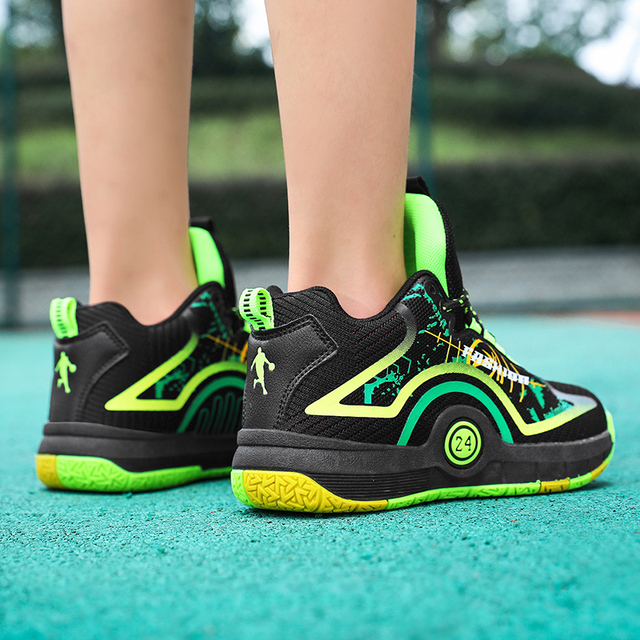 Buty do koszykówki dla dzieci, wysoka jakość, miękka i antypoślizgowa podeszwa - Wianko - 79