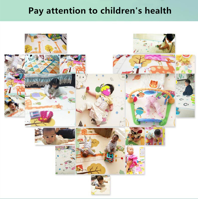 XPE mata do zabawy dla dzieci - dywan Playmat do rozwijania umiejętności i zabawy w pokój dziecięcy - Wianko - 3