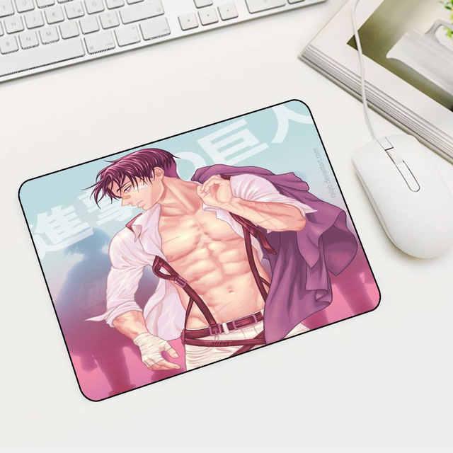 Podkładka pod mysz Anime Atak Tytanów - Muscle Man, Mini, do gier, Laptop, PC, klawiatura, dywanik, Deskmats - Wianko - 14