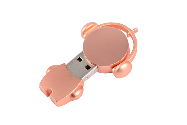 SHANDIAN Metalowy Dysk Flash USB z Kreskówkowym Motywem - 32GB/64GB/8GB/4GB/16GB - Wianko - 5