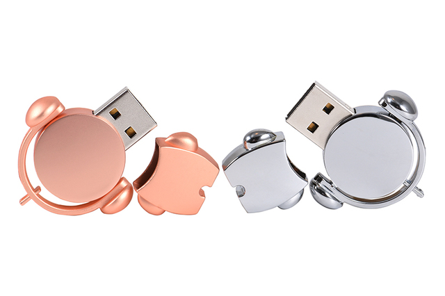SHANDIAN Metalowy Dysk Flash USB z Kreskówkowym Motywem - 32GB/64GB/8GB/4GB/16GB - Wianko - 3