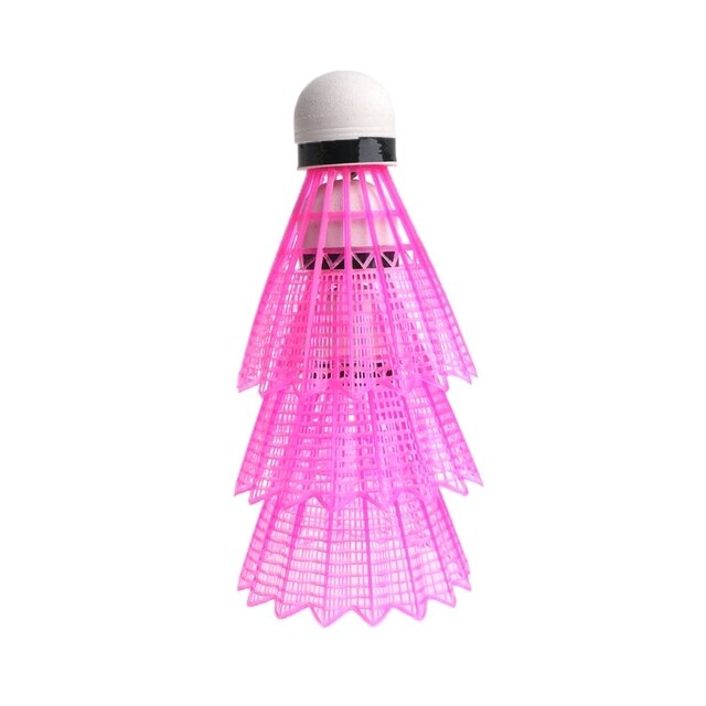3 sztuki lotek do badmintona LED z kolorowym oświetleniem - Wianko - 1