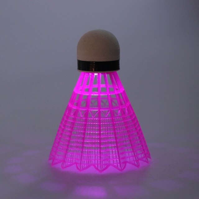 3 sztuki lotek do badmintona LED z kolorowym oświetleniem - Wianko - 4