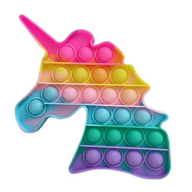 Zestaw Zabawek do ściskania anty-stresowych dla dzieci - Antystresowa Piłeczka De zabawki typu Fidget - Jednorożec Popete - Opakowanie Relief - Wianko - 34