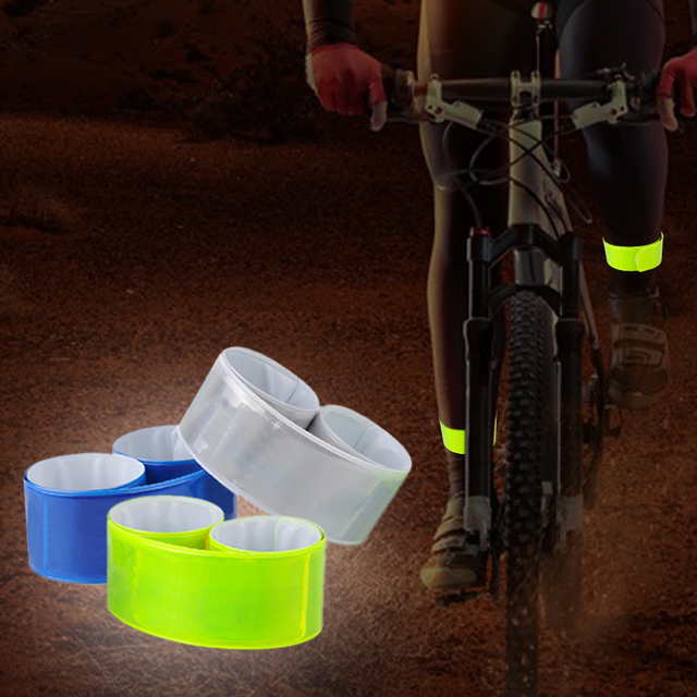 Naklejki rowerowe - Pasy odblaskowe zabezpieczające spodnie na nogi do kolarstwa sportowego w terenie - Wianko - 5