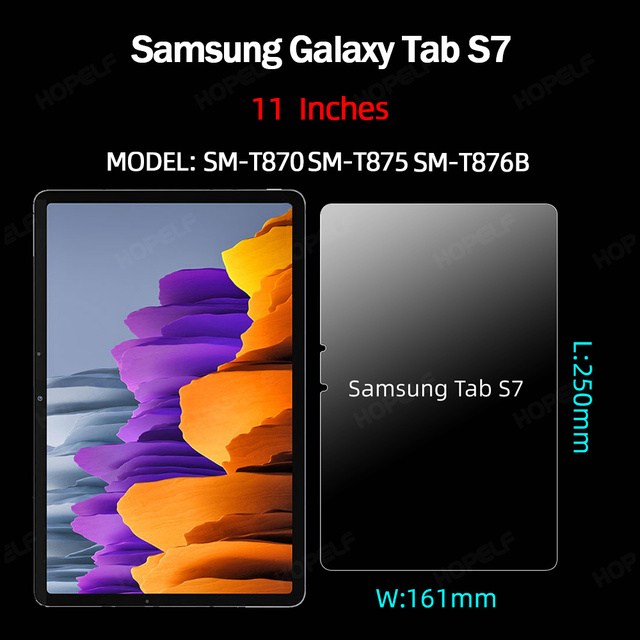 Szkło hartowane dla Samsung Tab A7, Tab S6 Lite, Galaxy S7, A8 2019, S5e - ochraniacz ekranu tabletu - Wianko - 11