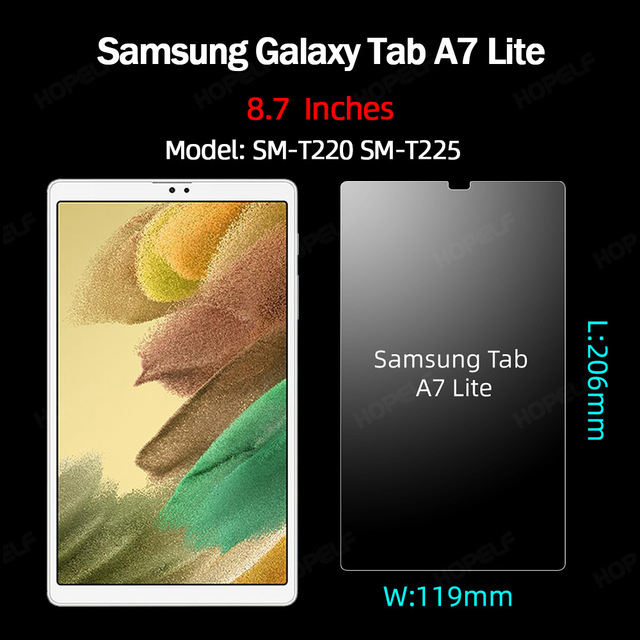 Szkło hartowane dla Samsung Tab A7, Tab S6 Lite, Galaxy S7, A8 2019, S5e - ochraniacz ekranu tabletu - Wianko - 10