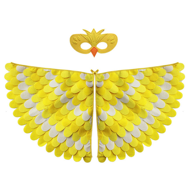 Dziecięce filcowe skrzydła zwierząt - motyl Halloween Party Cosplay maska kostium dekoracja DIY - Wianko - 12