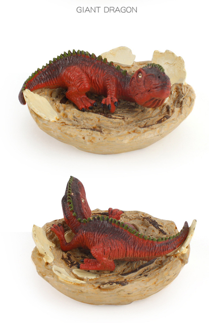 Zestaw symulacyjnych modeli dinozaurów - plastikowe modele zwierząt dla dzieci, zabawki edukacyjne, dekoracja stołu - Wianko - 8