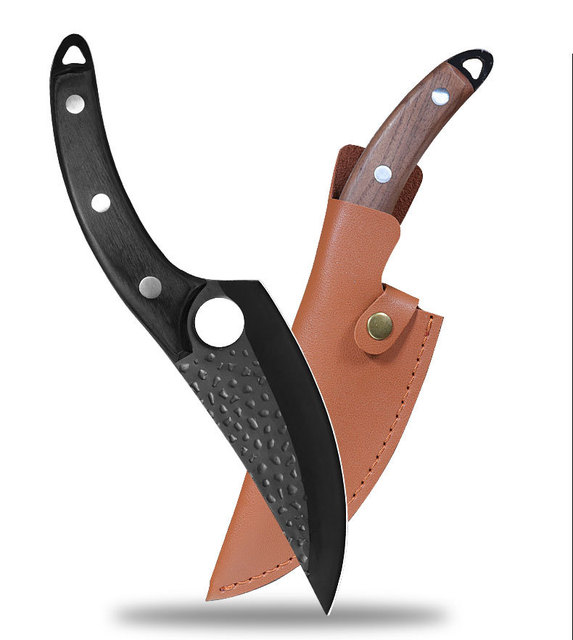 Mały nóż do trybowania i obierania oraz krojenia - zestaw narzędzi kuchennych 6 calowy, nóż rzeźnicki - Wianko - 3