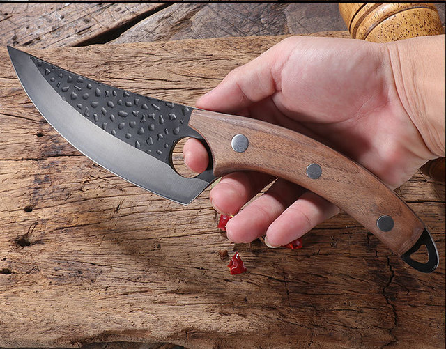 Mały nóż do trybowania i obierania oraz krojenia - zestaw narzędzi kuchennych 6 calowy, nóż rzeźnicki - Wianko - 9