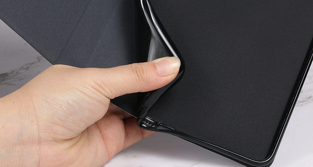 Etui na tablet z klapką do Samsung Galaxy Tab 4 8.0 - podstawka ochronna, pokrywa silikonowa, miękka powłoka, torba, karty dla T330/T331 - Wianko - 4