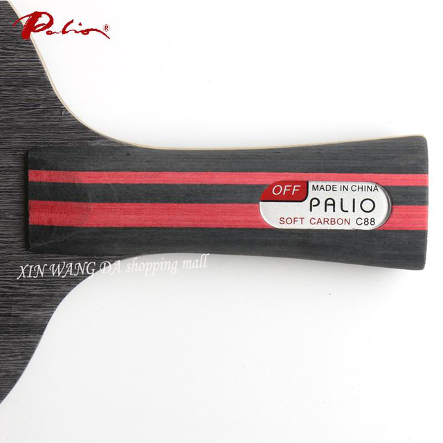 Oryginalna rakieta do tenisa stołowego Palio C88 drewno + węgiel, idealna do szybkiego ataku z pętlą - Wianko - 6