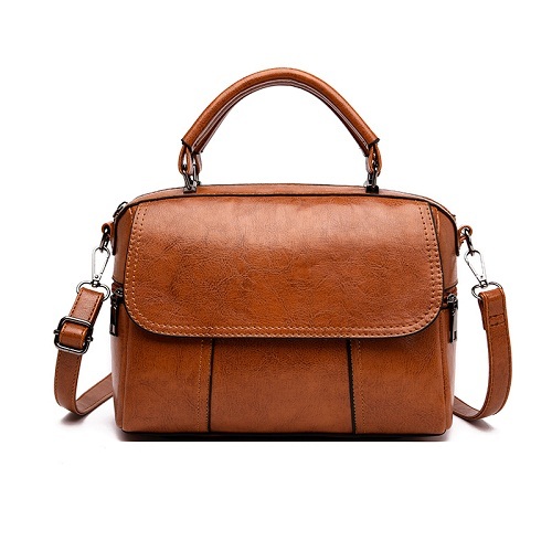 Nowa wysokiej jakości skórzana torebka na ramię dla kobiet w stylu vintage luksusowa torba crossbody - Wianko - 9