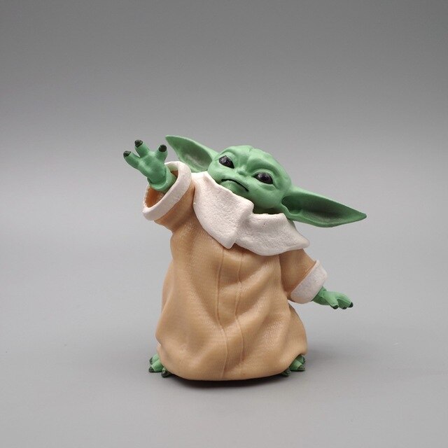 Figurka akcji Disney Gwiezdne Wojny Mistrz Yoda 8cm dla dzieci - kolekcja Anime Darth mini model - prezent na Boże Narodzenie - Wianko - 1
