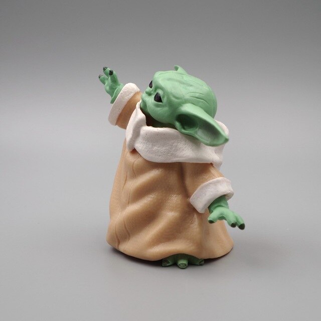 Figurka akcji Disney Gwiezdne Wojny Mistrz Yoda 8cm dla dzieci - kolekcja Anime Darth mini model - prezent na Boże Narodzenie - Wianko - 3