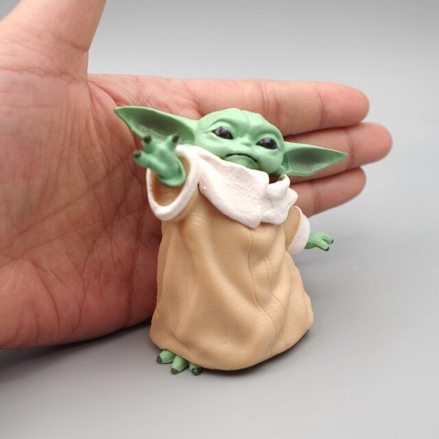 Figurka akcji Disney Gwiezdne Wojny Mistrz Yoda 8cm dla dzieci - kolekcja Anime Darth mini model - prezent na Boże Narodzenie - Wianko - 2