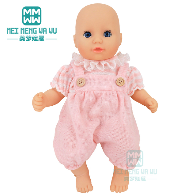 Ubranka dla lalki o długości 43cm, amerykańska lalka z kreskówki z dużymi oczy, pełzająca dla dzieci - Wianko - 14
