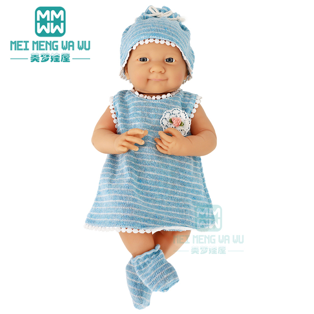 Ubranka dla lalki o długości 43cm, amerykańska lalka z kreskówki z dużymi oczy, pełzająca dla dzieci - Wianko - 19