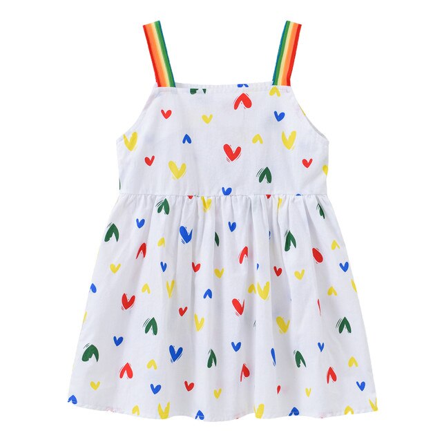 Sukienka dla małych dziewczynek na lato - modna i codzienna odzież dla dzieci - Wianko - 2