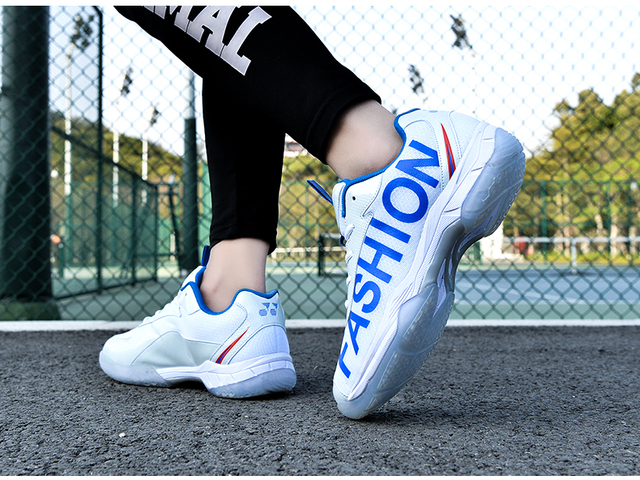 Profesjonalne buty do tenisa uniseks siatkarskie/badmintonowe - niebieskie, oddychające, sportowe trampki - Wianko - 16