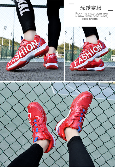 Profesjonalne buty do tenisa uniseks siatkarskie/badmintonowe - niebieskie, oddychające, sportowe trampki - Wianko - 32