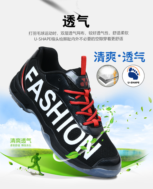 Profesjonalne buty do tenisa uniseks siatkarskie/badmintonowe - niebieskie, oddychające, sportowe trampki - Wianko - 6