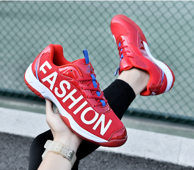 Profesjonalne buty do tenisa uniseks siatkarskie/badmintonowe - niebieskie, oddychające, sportowe trampki - Wianko - 34
