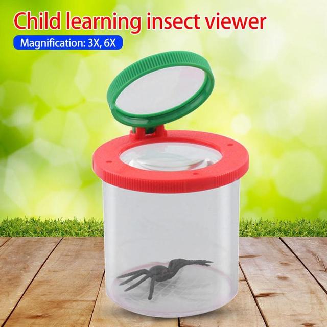 Przenośne podręczne lupy do obserwacji owadów dla dzieci edukacyjne zabawki - Wianko - 10