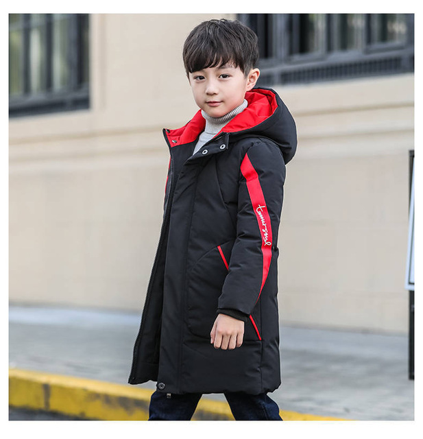 Nowa bawełniana kurtka Parka dla chłopców na jesień/zimę 2020 - ciepła, modna i przystojna z kapturem - Wianko - 9