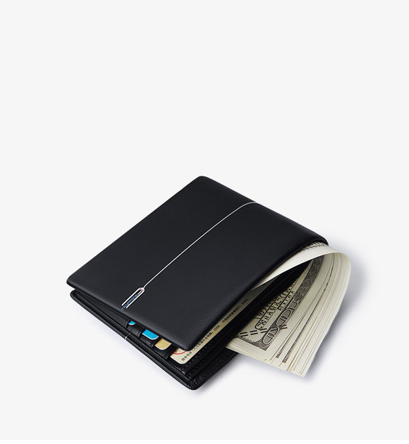 Męska krótka portfelowa torba na karty z wysokiej jakości skóry bydlęcej - Wianko - 8