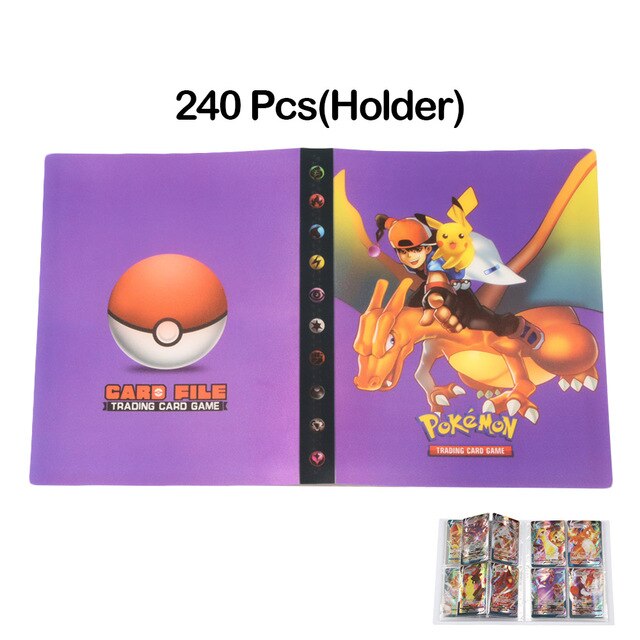 Album Pokemon Anime lśniąca książka gra karciana VMAX GX EX 240 szt. - Folder kolekcji uchwytów - Wianko - 6