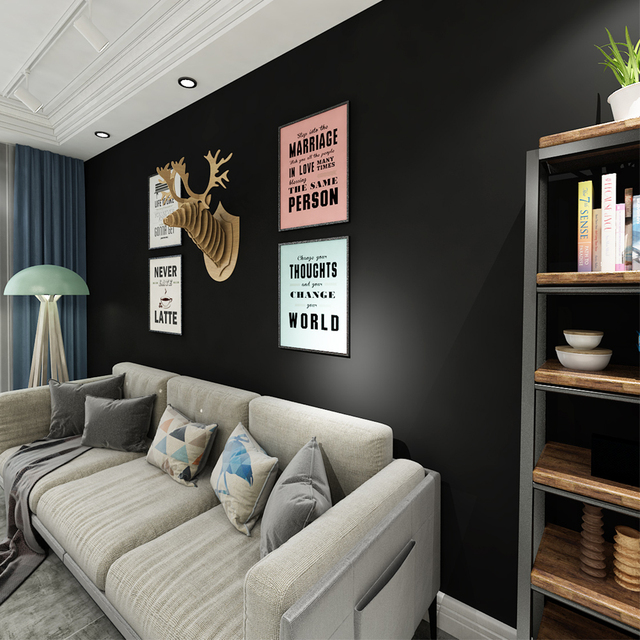 Tapeta samoprzylepna PVC matowa w jednolitym kolorze Nordic do salonu i sypialni – dekoracja ścian mebli, łatwa do wymiany i renowacji - Wianko - 12