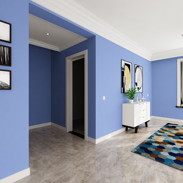 Tapeta samoprzylepna PVC matowa w jednolitym kolorze Nordic do salonu i sypialni – dekoracja ścian mebli, łatwa do wymiany i renowacji - Wianko - 33