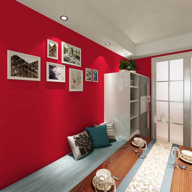 Tapeta samoprzylepna PVC matowa w jednolitym kolorze Nordic do salonu i sypialni – dekoracja ścian mebli, łatwa do wymiany i renowacji - Wianko - 15