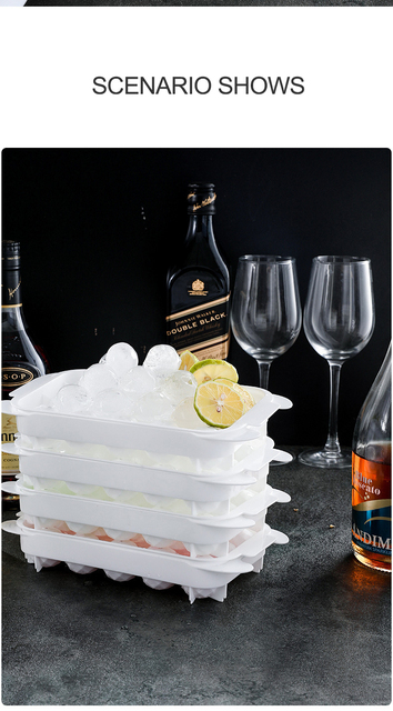Forma domowego lodówka okrągła kostka lodu z pokrywą Ice Bal do produkcji lodu piwnego, winnego, chłodni whisky - Wianko - 11