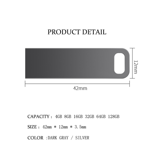 Pendrive USB 2.0 64GB z kółkiem na klucze - Wianko - 5