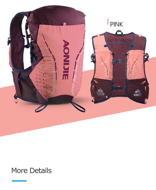 Plecak AONIJIE C91041 8L do biegania z miękką kieszenią na bidon i pakietem wody, idealny na szlaki, maratony i treningi biegowe - Wianko - 14