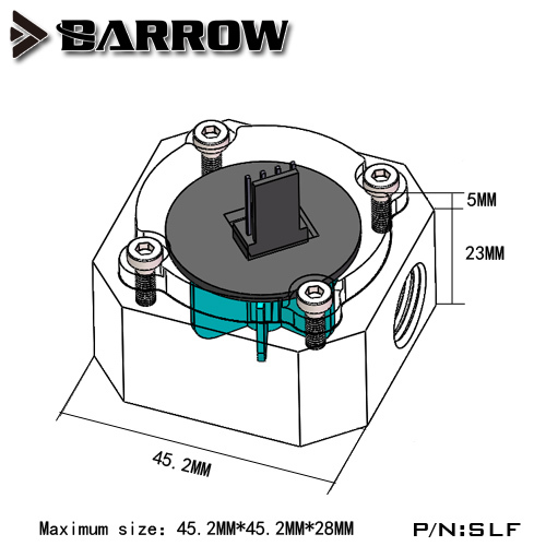 Elektroniczny wskaźnik przepływu wody Barrow SLF-V3 typu 3Pin - Wianko - 11