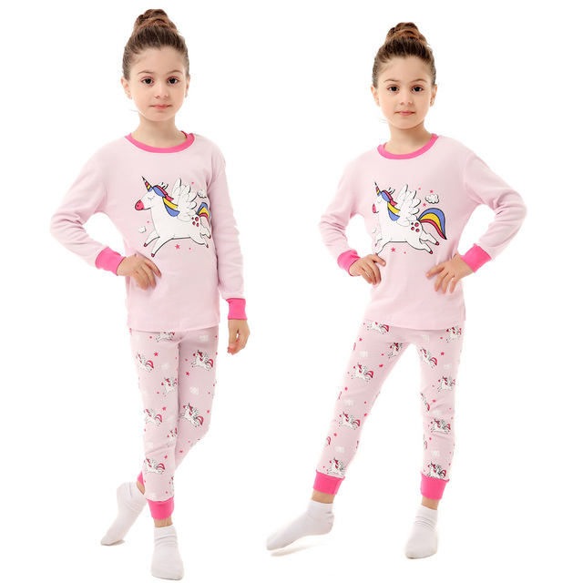 Dziecięcy zestaw piżam z bawełny, wygodny i stylowy: Koszulka z rakieta, spodnie - Wianko - 12