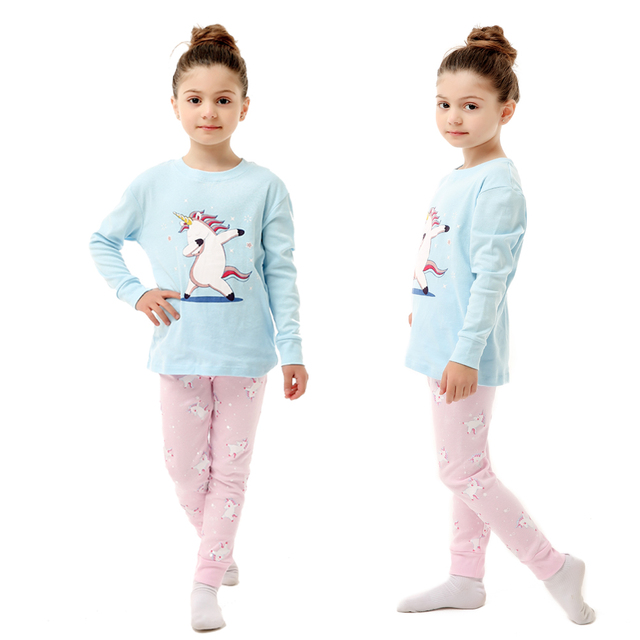 Dziecięcy zestaw piżam z bawełny, wygodny i stylowy: Koszulka z rakieta, spodnie - Wianko - 8