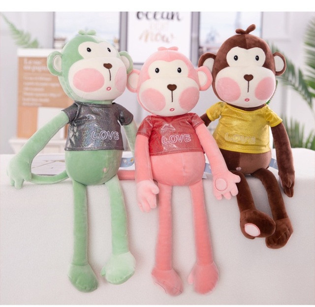 Poduszka nożna małpy dużej wielkości z postaciami z kreskówek - idealna przytulanka dla dzieci - Wianko - 15