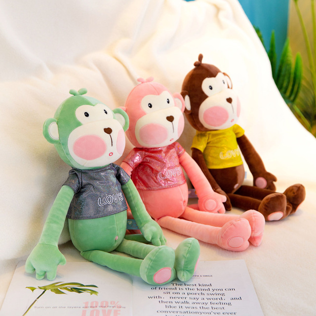 Poduszka nożna małpy dużej wielkości z postaciami z kreskówek - idealna przytulanka dla dzieci - Wianko - 3