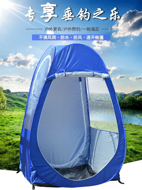 Natychmiastowy namiot jednoosobowy z UV Pop Up do wędkarstwa zimowego - Wianko - 2