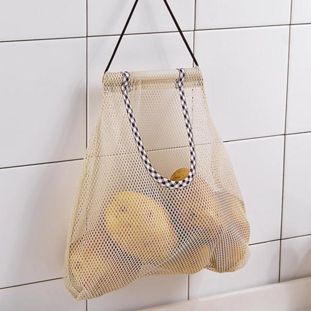 Przenośna wielokrotnego użytku torba siatkowa do przechowywania owoców i warzyw - Wianko - 9
