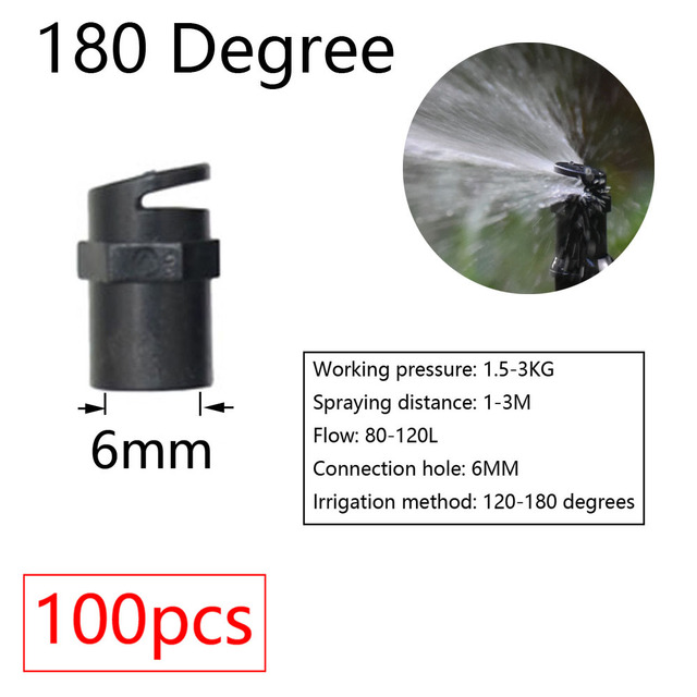 Zraszacz do ogrodu: szklarnia z regulowanym podlewaniem, zraszaniem, systemem nawadniania kropelkowego, emiterami mgły i mikro Spray - Wianko - 10