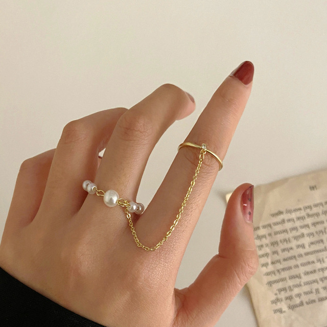 Nowoczesny pierścionek dla kobiet w stylu punk z otwartym pierścieniem na palec wskazujący - Wianko - 4