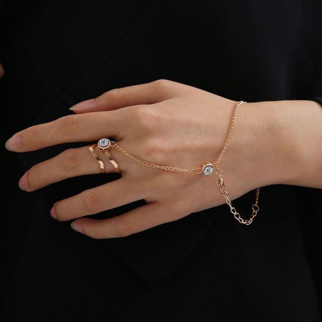 Nowoczesny pierścionek dla kobiet w stylu punk z otwartym pierścieniem na palec wskazujący - Wianko - 3