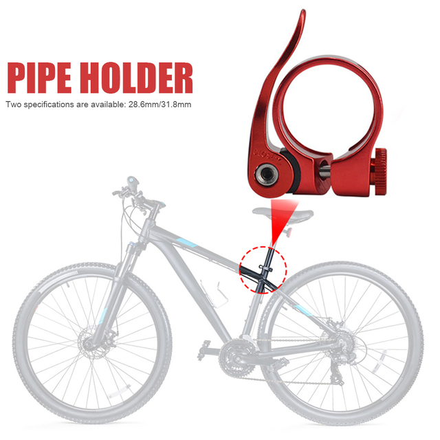 Zacisk sztycy rowerowej MTB Bike 28.6/31.8/34.9mm Quick Release QR Style - akcesorium do narzędzi rowerowych - Wianko - 6