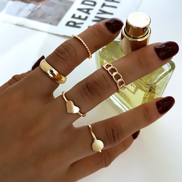 Pierścień z metalu w kształcie węża z czeskimi kamieniami i ozdobą w kształcie serca, w kolorze srebra, złota i fioletowej żywicy - biżuteria punkowa, prezencik prosty i modny - Wianko - 43